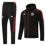 Manchester United Hoodie Training Kit 2021/22 - Black