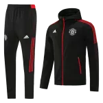 Manchester United Hoodie Training Kit 2021/22 - Black - goaljerseys