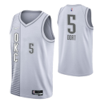 Oklahoma City Thunder Luguentz Dort #5 NBA Jersey Swingman 2021/22 Nike White - City