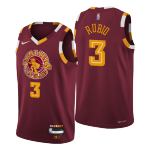 Cleveland Cavaliers Ricky Rubio #3 NBA Jersey Swingman 2021/22 Nike Wine - City