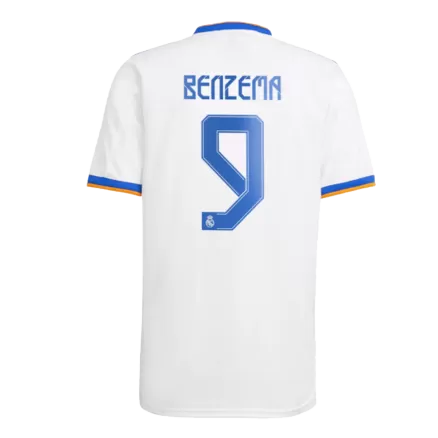 Real Madrid BENZEMA #9 Home Jersey 2021/22 - gojerseys
