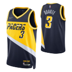 Indiana Pacers Chris Duarte #3 NBA Jersey Swingman 2021/22 Nike Navy - City
