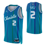Charlotte Hornets LaMelo Ball #2 NBA Jersey Swingman 2021/22 Nike Blue - City