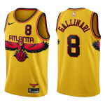 Atlanta Hawks Danilo Gallinari #8 NBA Jersey Swingman 2021/22 Nike Yellow - City