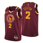 Cleveland Cavaliers Collin Sexton #2 NBA Jersey Swingman 2021/22 Nike Wine - City