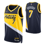 Indiana Pacers Malcolm Brogdon #7 NBA Jersey Swingman 2021/22 Nike Navy - City