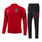 Atletico Madrid Sweatshirt Kit 2021/22 - Kid Red (Top+Pants)