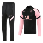 PSG Sweatshirt Kit 2021/22 - Black&Pink (Top+Pants)
