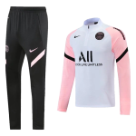 PSG Sweatshirt Kit 2021/22 - White&Pink (Top+Pants)