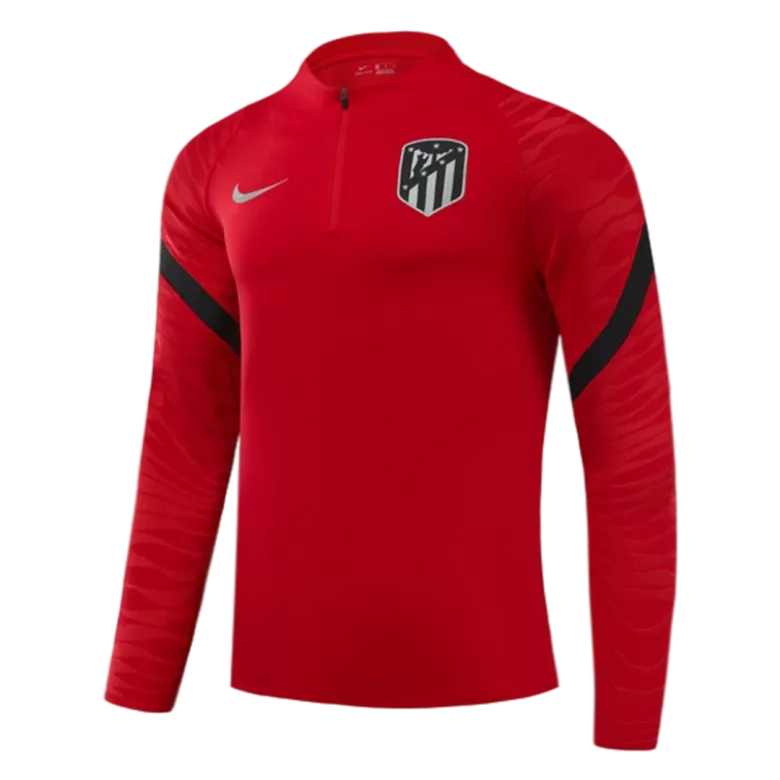 Atletico Madrid Sweatshirt Kit 2021/22 - Red (Top+Pants) - gojersey