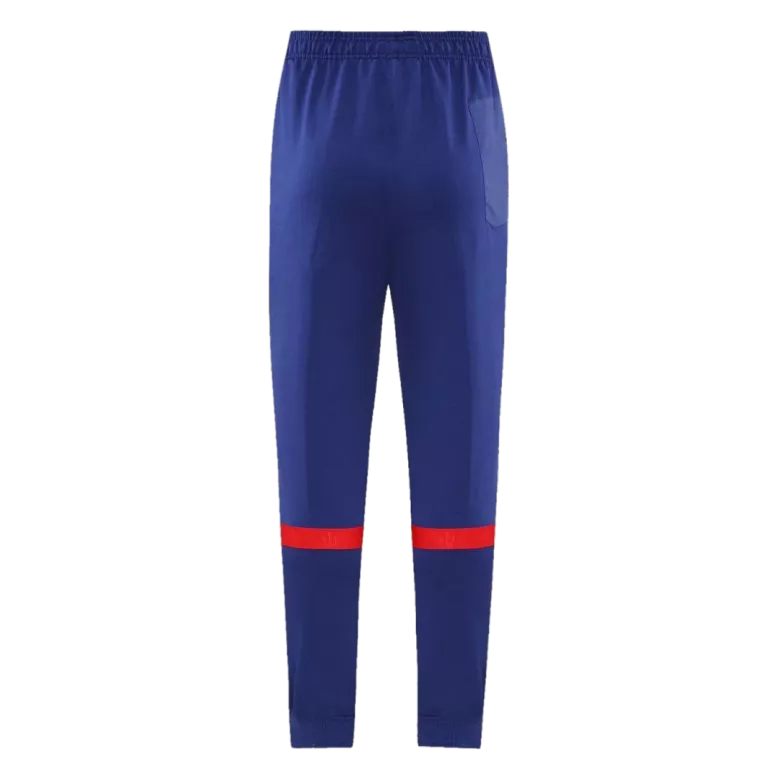 Atletico Madrid Hoodie Sweatshirt Kit 2021/22 - Blue (Top+Pants) - gojersey