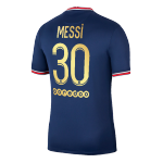 PSG Messi #30 Home Ballon d'Or Special Gold Font Jersey 2021/22