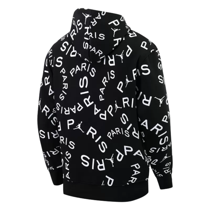 PSG Sweater Hoodie 2021/22 - Black - gojersey