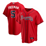 Men's Atlanta Braves Freddie Freeman #5 MLB Jersey 2020