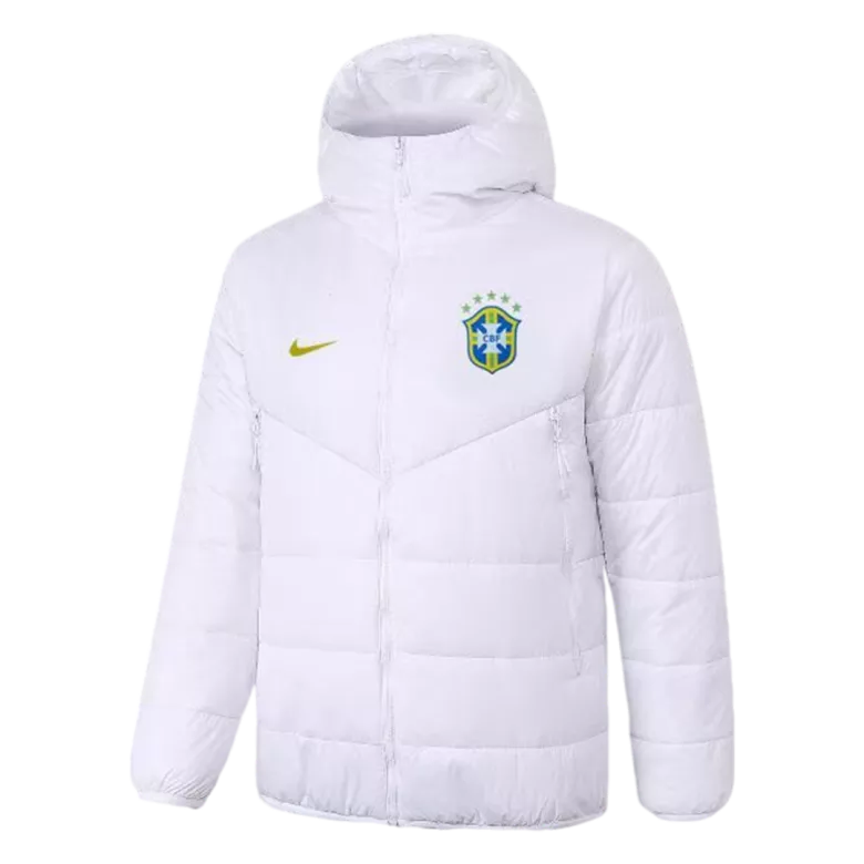 Brazil Training Winter Jacket 2021/22 White - gojersey