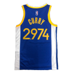 Golden State Warriors Stephen Curry #2,974 NBA Jersey Swingman Nike - Icon