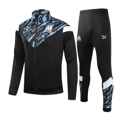 Marseille Training Kit 2021/22 - Blue&Black Kid (Top+Pants) - gojersey