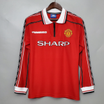 Manchester United Home Jersey Retro 1998 - Long Sleeve