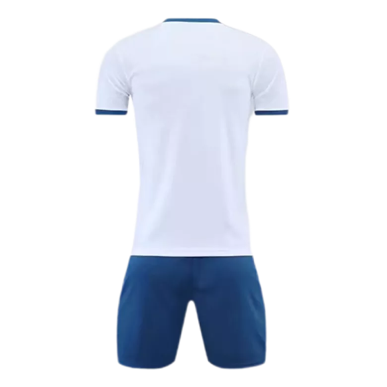 Kelme Customize Team Soccer Jersey Kit (Shirt+Short) White - gojersey
