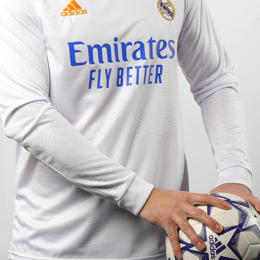 : Adidas Real Madrid CF Away Long Sleeve Jersey-GREY (XS) :  Sports & Outdoors