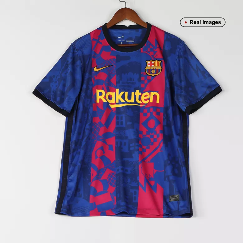 Barcelona Third Away Jersey Kit 2021/22 (Jersey+Shorts) - gojersey