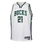 Milwaukee Bucks Jrue Holiday #21 NBA Jersey Swingman 2021/22 Nike White - City