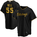Men's Pittsburgh Pirates Josh Bell #55 MLB Jersey 2020