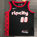 Portland Trail Blazers Carmelo Anthony #00 NBA Jersey Swingman 2021/22 Nike Black - City