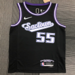 Sacramento Kings Jason Williams #55 NBA Jersey Swingman 2021/22 Nike Black - City