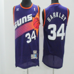 Phoenix Suns Charles Barkley #34 NBA Jersey Swingman Nike Purple