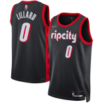 Portland Trail Blazers Damian Lillard #0 NBA Jersey Swingman 2021/22 Nike Black