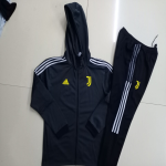 Juventus Hoodie Training Kit 2021/22 - Black