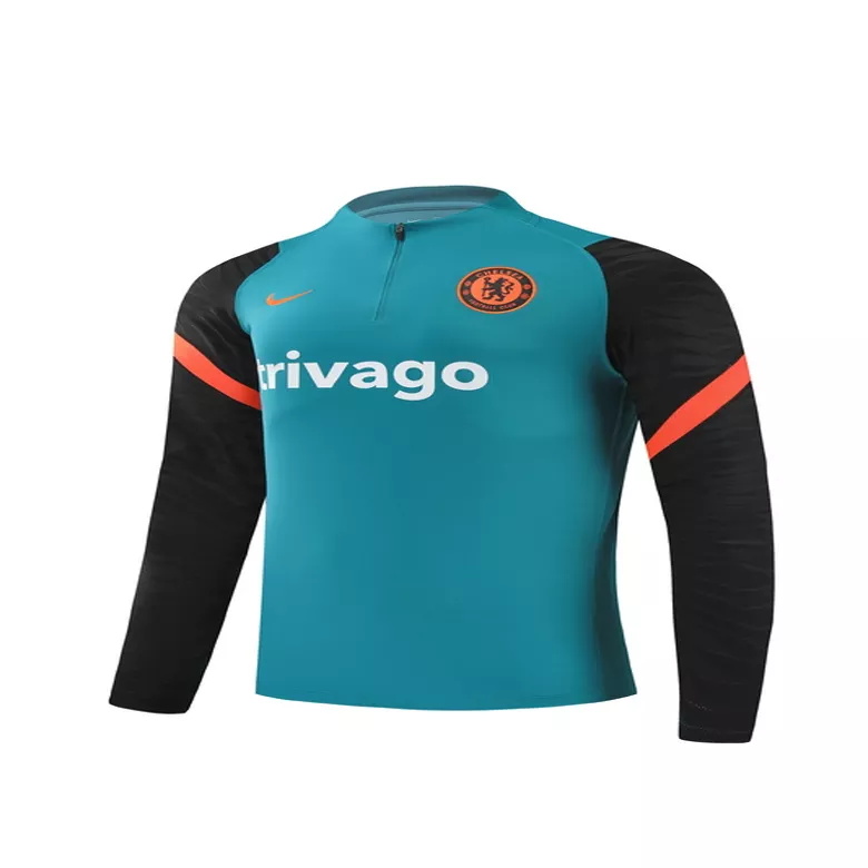 Chelsea Sweatshirt Kit 2021/22 - Black (Top+Pants) - gojersey