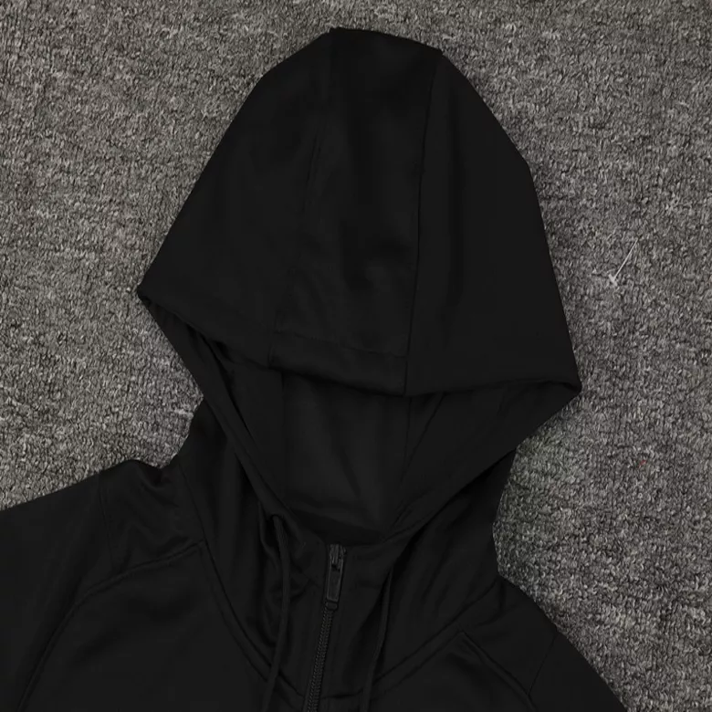 Chelsea Hoodie Training Kit 2021/22 - Black (Jacket+Pants) - gojersey