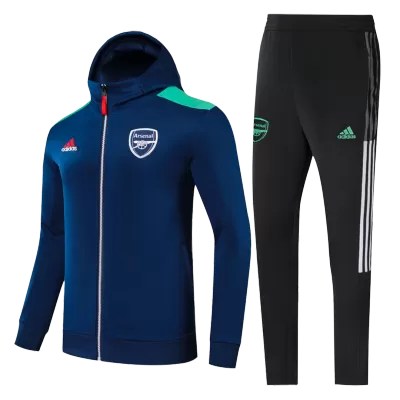 Arsenal Hoodie Training Kit 2021/22 - Navy - gojersey
