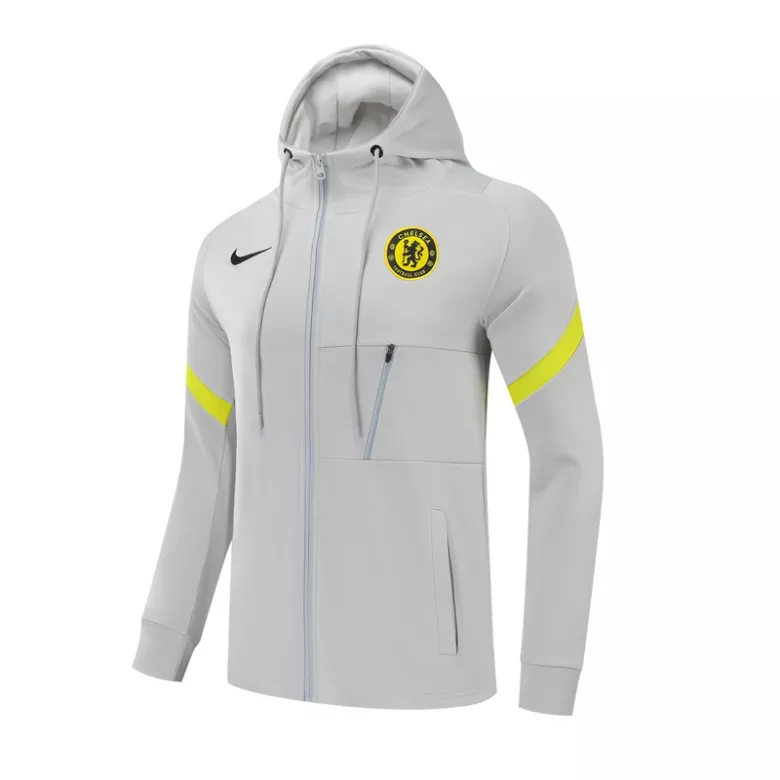 Chelsea Hoodie Training Kit 2021/22 - Gray (Jacket+Pants) - gojersey