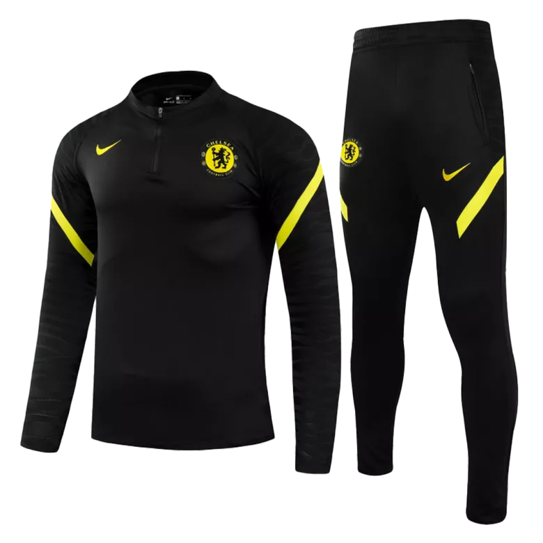 Chelsea Sweatshirt Kit 2021/22 - Black (Top+Pants) - gojersey