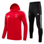 Ajax Hoodie Training Kit 2021/22 - Red (Jacket+Pants)