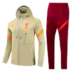 Liverpool Hoodie Training Kit 2021/22 - Red&Gray (Jacket+Pants) - goaljerseys