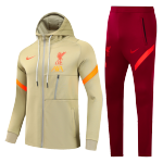 Liverpool Hoodie Training Kit 2021/22 - Red&Gray (Jacket+Pants)