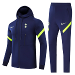 Tottenham Hotspur Hoodie Training Kit 2021/22 - Navy (Jacket+Pants)
