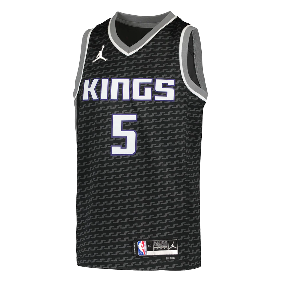 deaaron fox black jersey