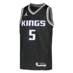 Sacramento Kings De'Aaron Fox #5 NBA Jersey Swingman 2021/22 Nike Black - City