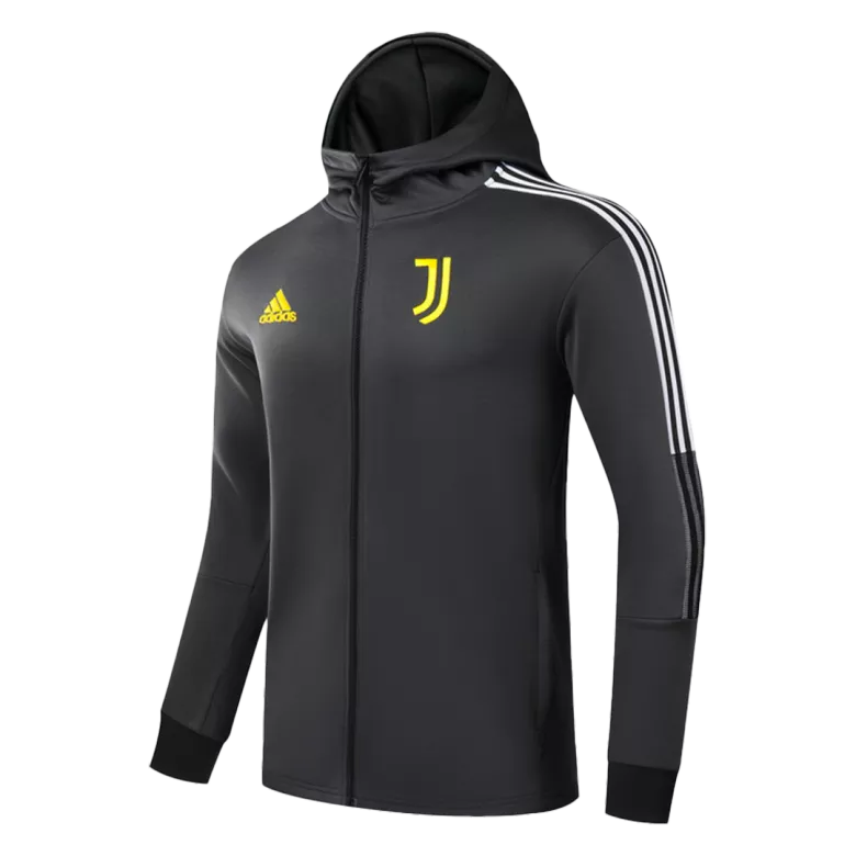Juventus Hoodie Training Kit 2021/22 - Black - gojersey
