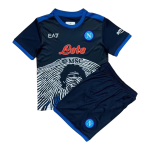 Napoli Maradona Ltd Edition Jersey Kit 2021/22 Kids(Jersey+Shorts)