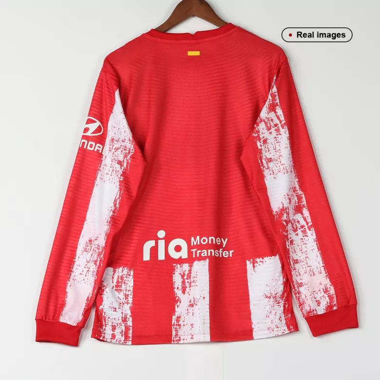 Authentic Atletico Madrid Long Sleeve Home Jersey 2021/22 - gojersey