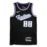 Sacramento Kings Neemias Queta #88 NBA Jersey Swingman 2021/22 Nike Black - City