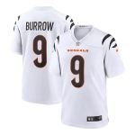 Cincinnati Bengals Joe Burrow #9 Nike White Game Jersey