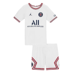 PSG Fourth Away Jersey Kit 2021/22 Kids(Jersey+Shorts)