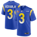Los Angeles Rams Beckham Jr. #3 Nike Royal Game Jersey